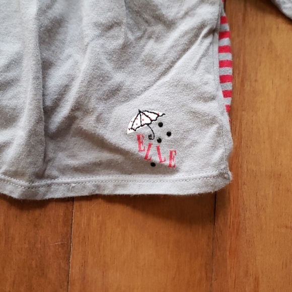 Designer Elle girls tops and hat, 6mths - Picture 2 of 5